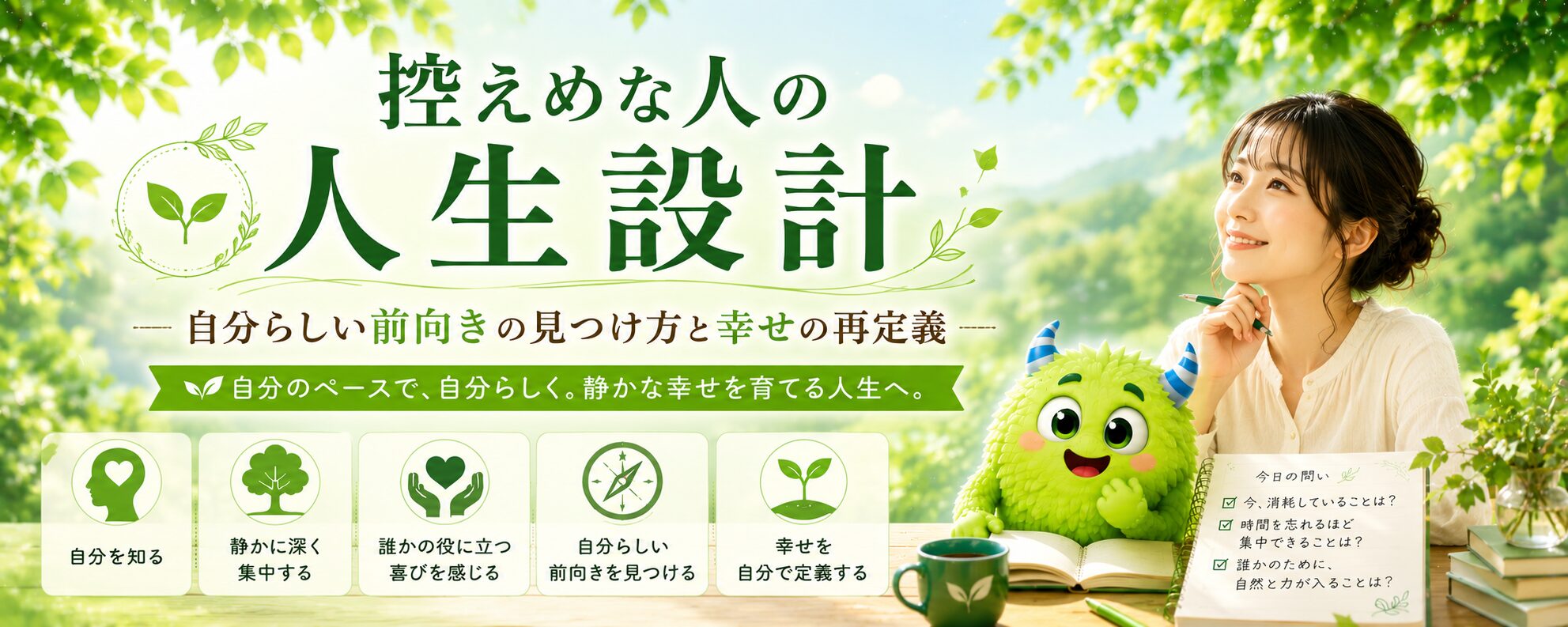 控えめな人の人生設計｜自分らしい前向きの見つけ方と幸せの再定義