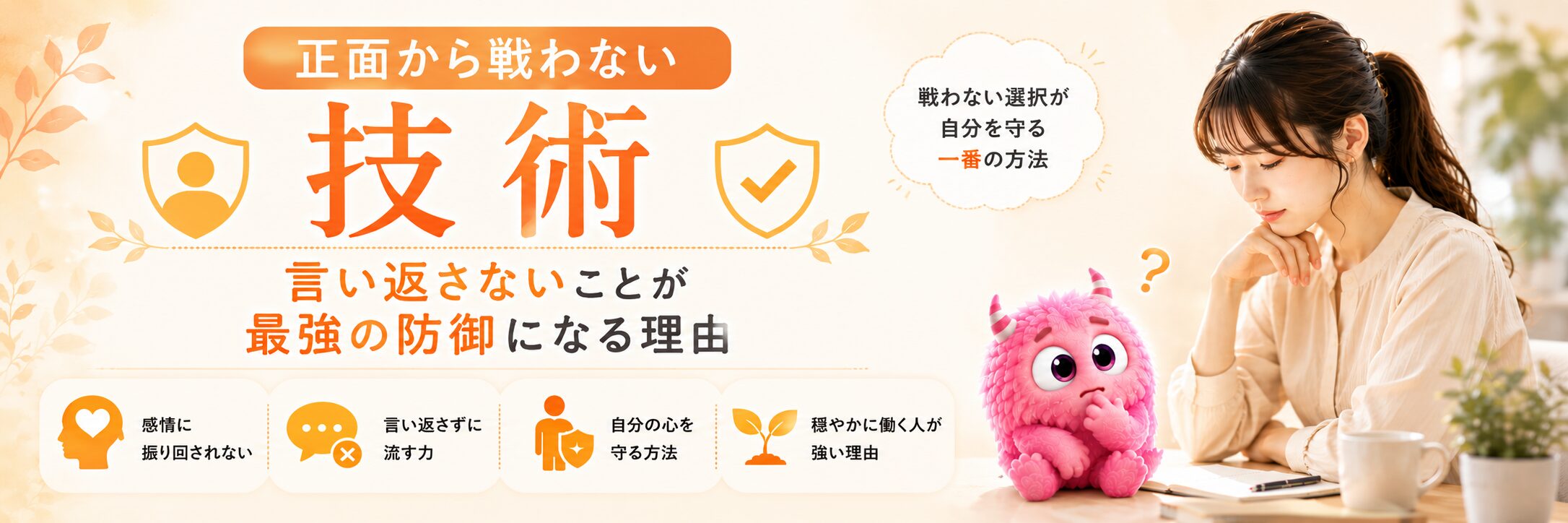 正面から戦わない技術｜言い返さないことが最強の防御になる理由