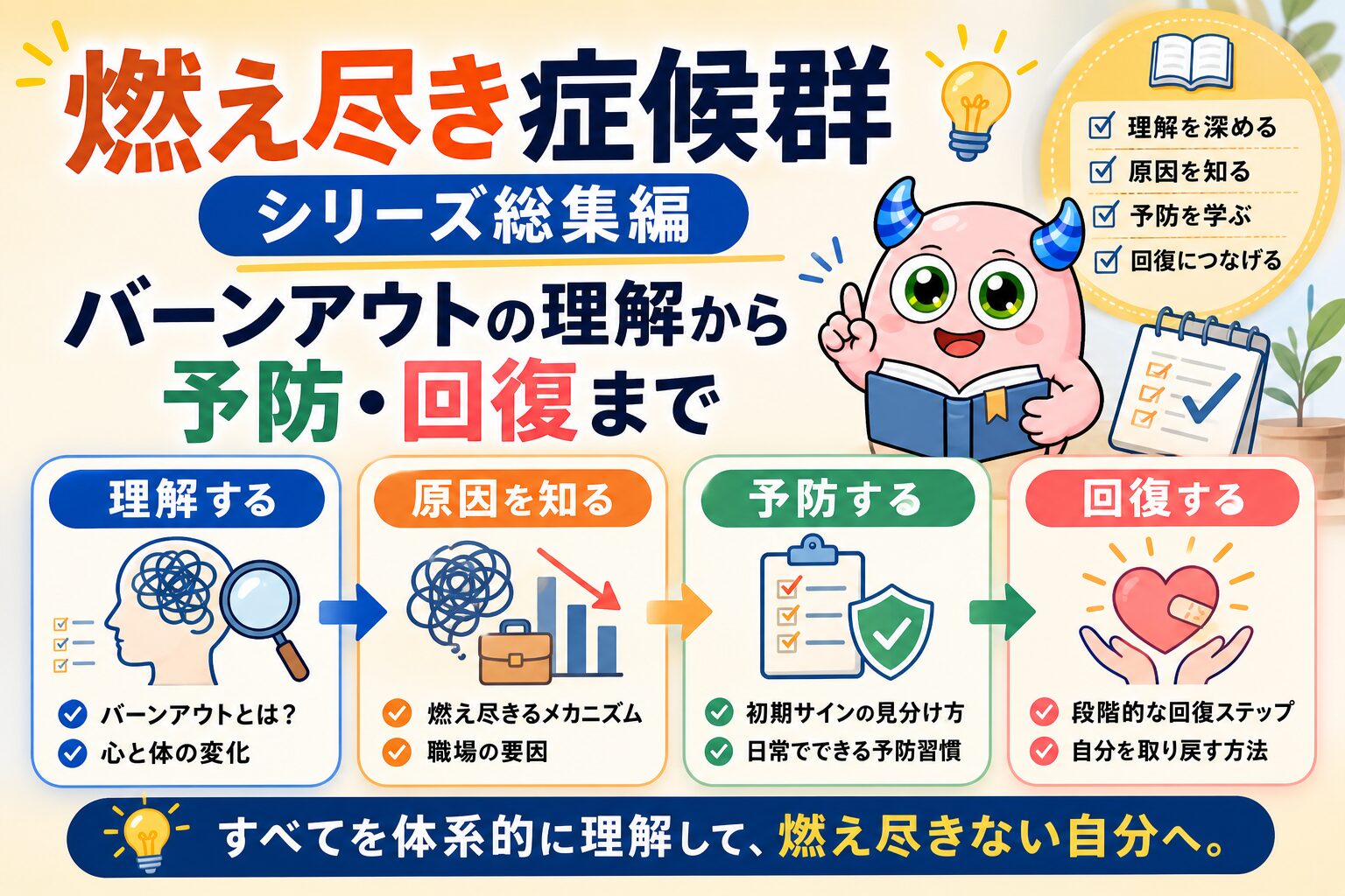 燃え尽き症候群シリーズ総集編｜バーンアウトの理解から予防・回復まで