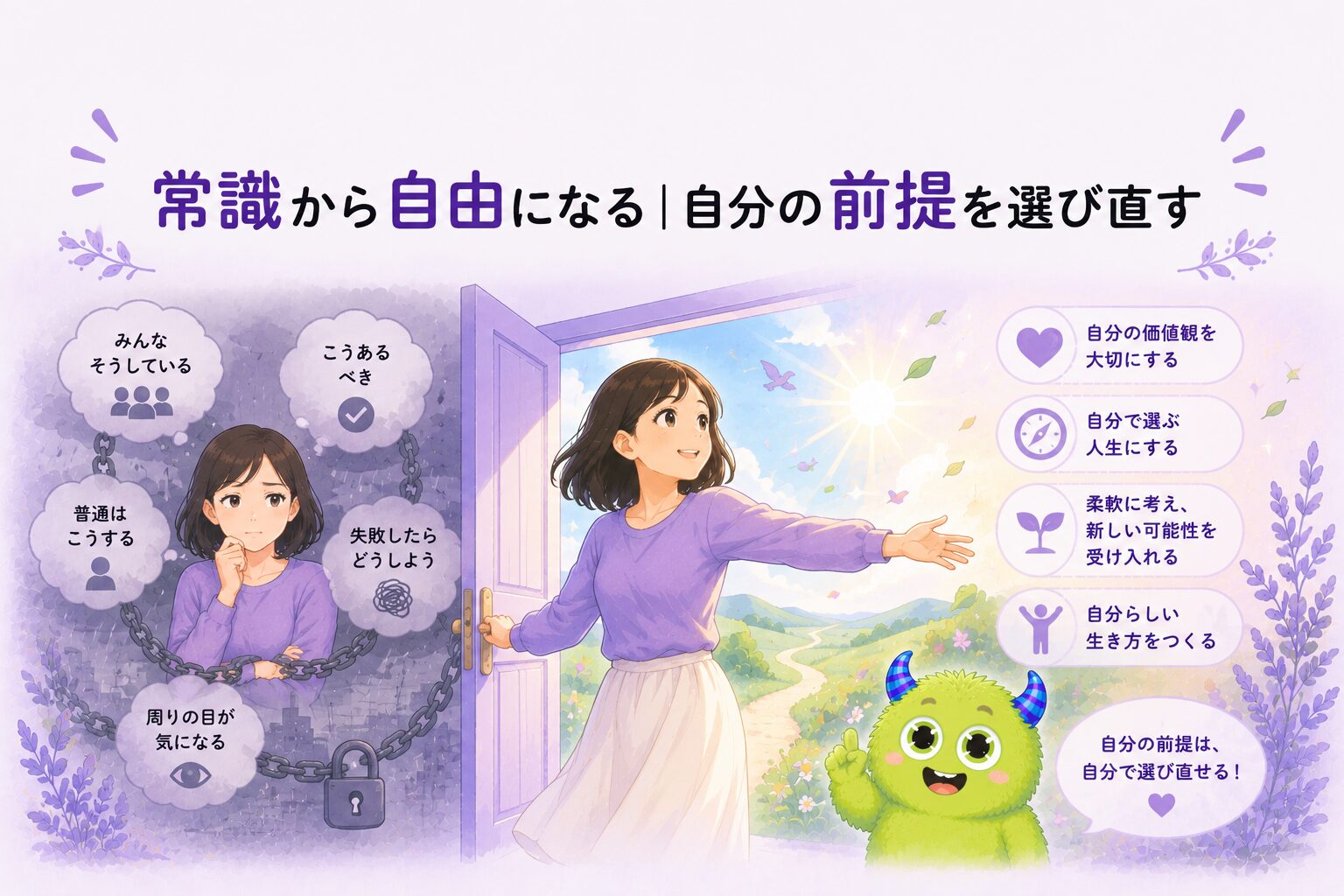 常識から自由になる｜自分の前提を選び直す